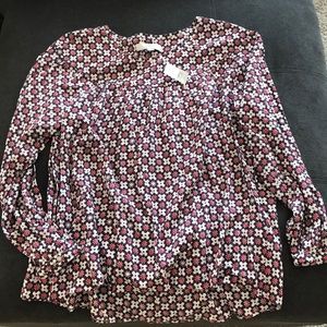 Loft floral patterned blouse